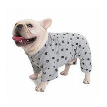pets : Gezellige Fleecehondenhoody met Vier Poten en Letteropdruk - Roze in Grijs van Pantino