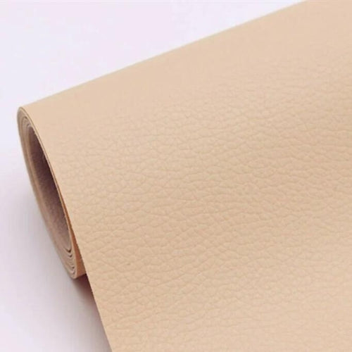 other : Zelfklevende Leren Lapjes - Zwart in Beige-Geel van Pantino