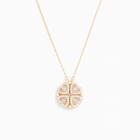 Necklace : Ketting Dames Goud - Magische "Lucky Heart" in Goud van Pantinoshop