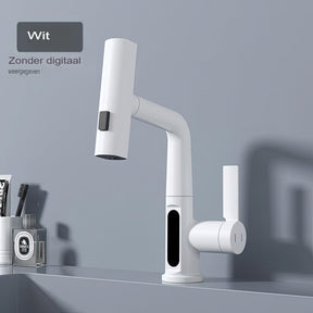 home & garden : Slimme Kraan met Digitaal Display - Temperatuur Watermeting - RVS in Wit zonder digitaal display van Pantino