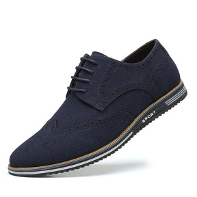 Loafers : Schoenen Heren Zwart - Suède Leren Veterschoenen Casual Donkerbruin in Donker blauw van Pantino