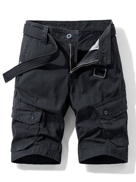 Men's Shorts : Heren Shorts met Trekkoord - Zwart in Zwart van Pantinoshop