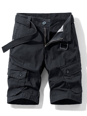 Men's Shorts : Heren Shorts met Trekkoord - Zwart in Zwart van Pantino
