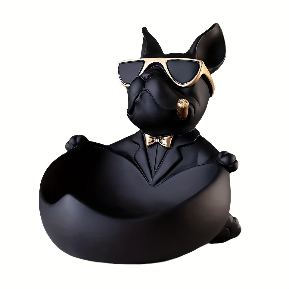 home & garden : Zwart Bulldog Opbergbakje voor Huisdecoratie in van Pantino
