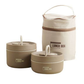 home & garden : Geïsoleerde Lunchbox Meerlaags - Vers Eten Overal Meenemen - RVS in van Pantino