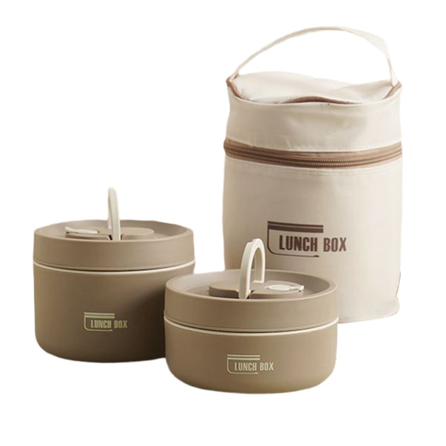 home & garden : Geïsoleerde Lunchbox Meerlaags - Vers Eten Overal Meenemen - RVS in van Pantino