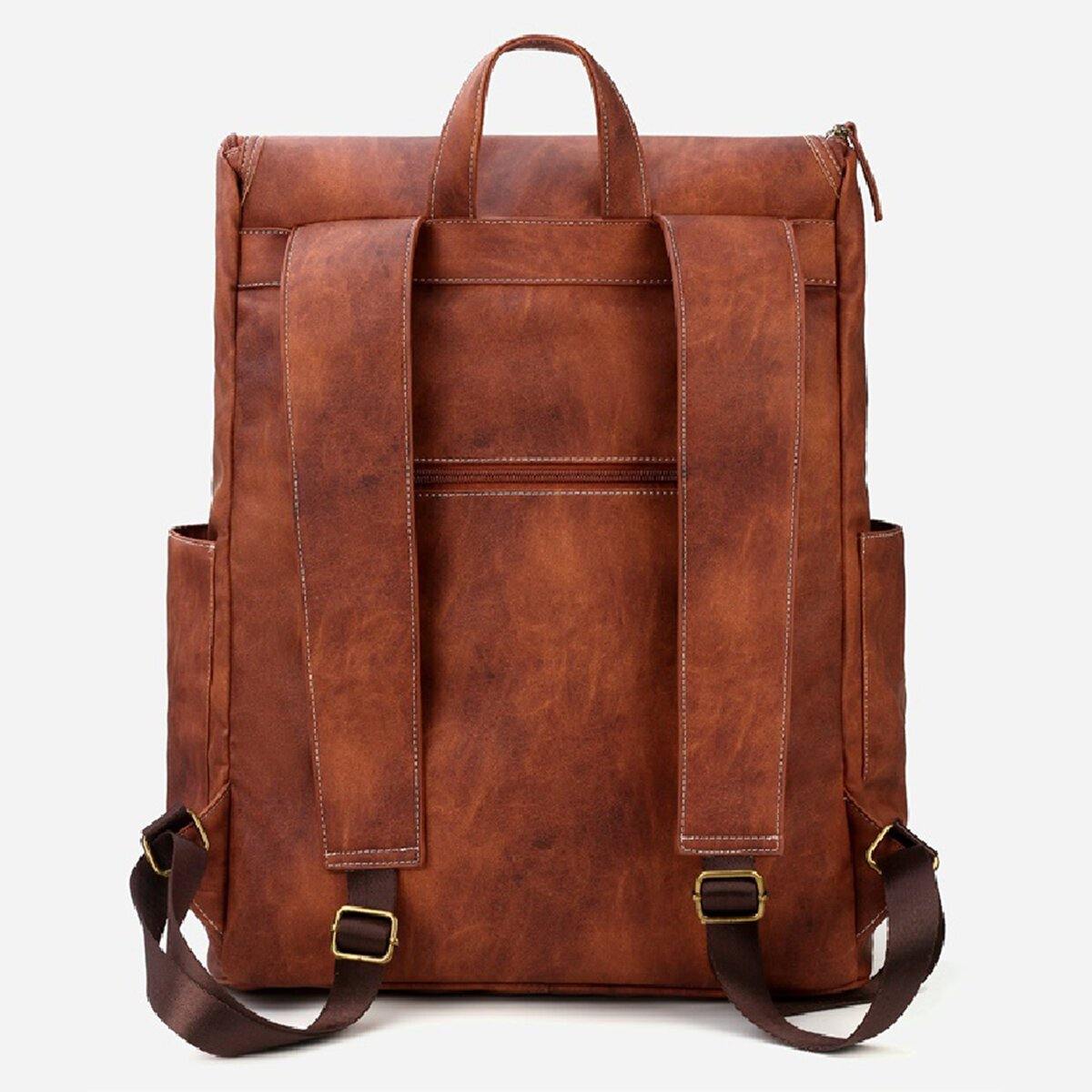 bags : Rugzak Heren Zwart - Vintage Anti-Diefstal Laptoprugzak voor , Geschikt voor 15,6 Inch in van Pantino