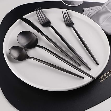 home & garden : Minimalistisch Bestekset 36 Stuks - Elegant Dineren - RVS in van Pantino