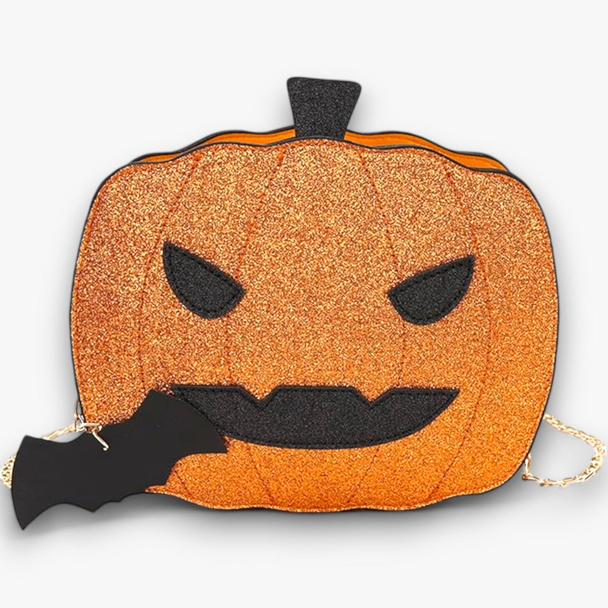 bags : Pumpkin Purse - Creatieve Halloween-Tas voor een Stijlvolle Look - Goud in Goud van Pantino
