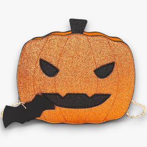 bags : Pumpkin Purse - Creatieve Halloween-Tas voor een Stijlvolle Look - Goud in Goud van Pantino
