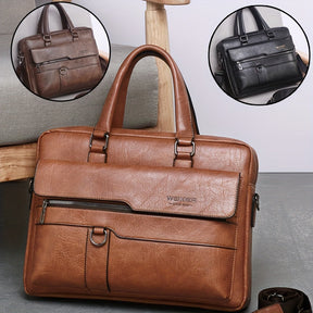 bags : Schoudertas Heren Donkerbruin - Herentas Handtas Retro Tas Elegant in van Pantino