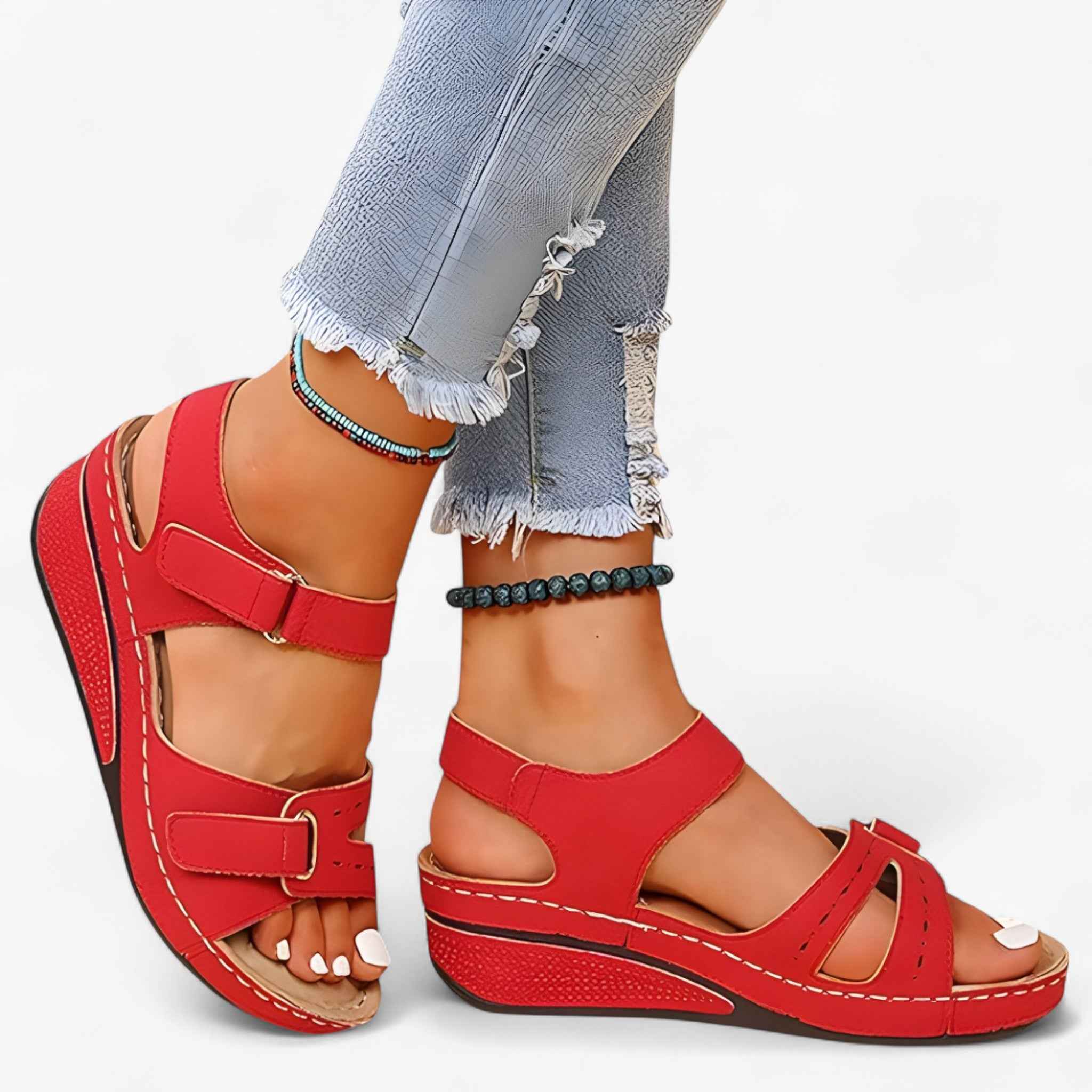 Comfortabele, Lichte en Ademende Dames Zomer Sandalen met Open Teen