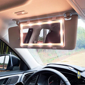 Car Mirror : Portable Car Mirror - Een Extra Grote Spiegel voor in de Auto - Wit in van Pantino