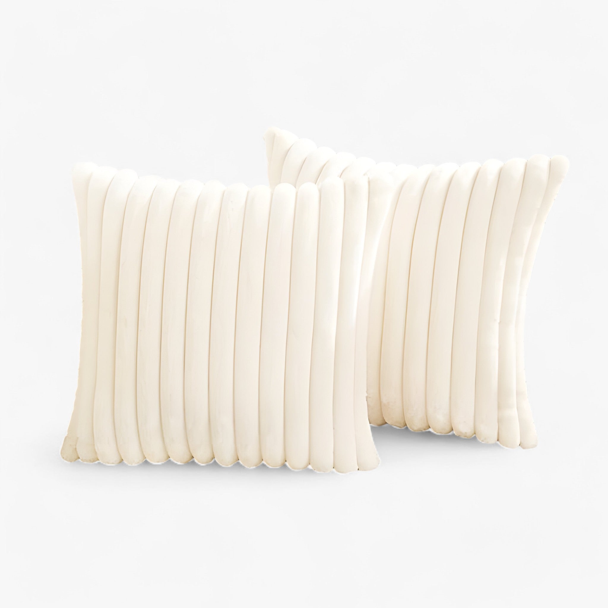 home & garden : Kussenhoes voor de Bank - Heerlijk Comfortabel en Stijlvol - Grijs in Wit van Pantino