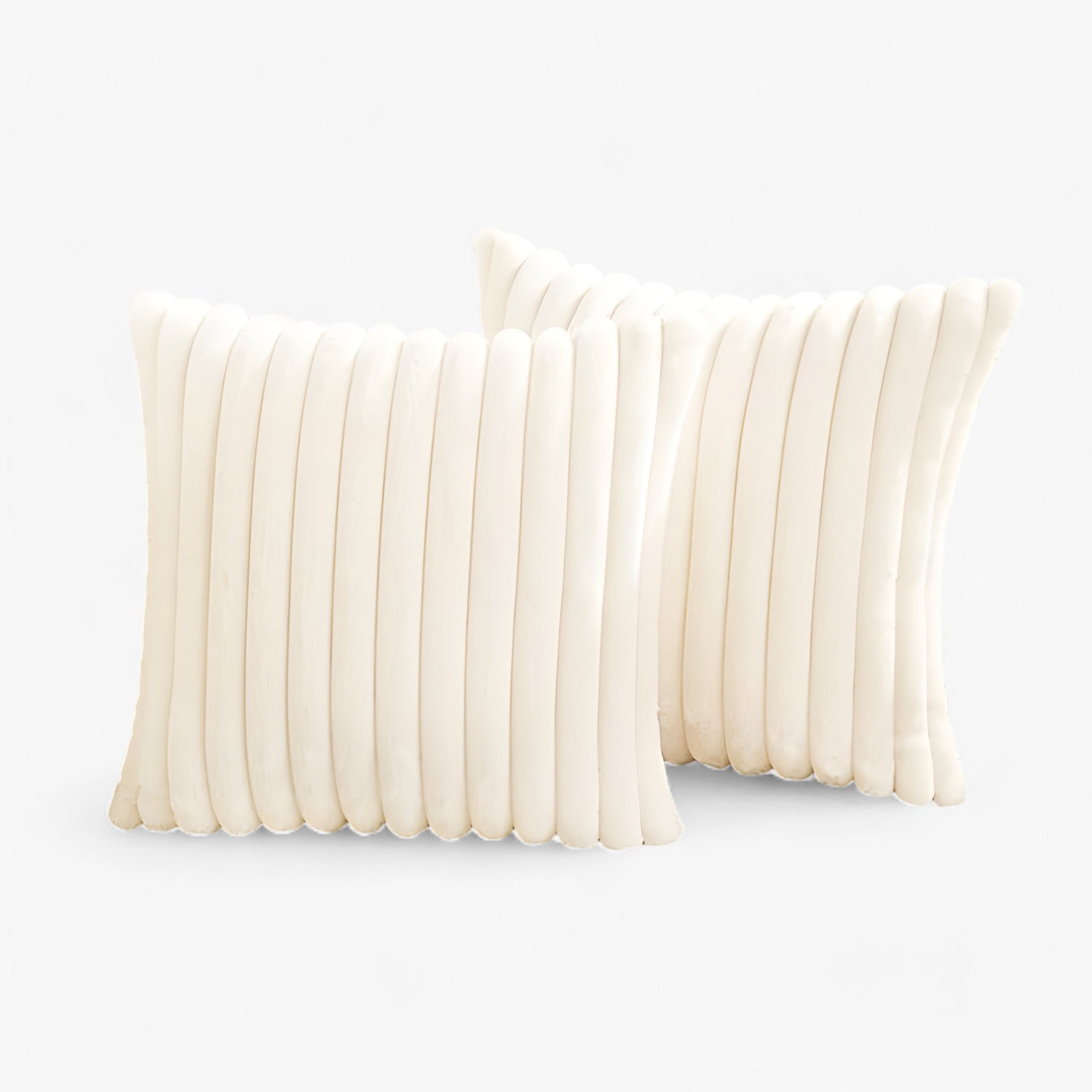 home & garden : Kussenhoes voor de Bank - Heerlijk Comfortabel en Stijlvol - Grijs in Wit van Pantino