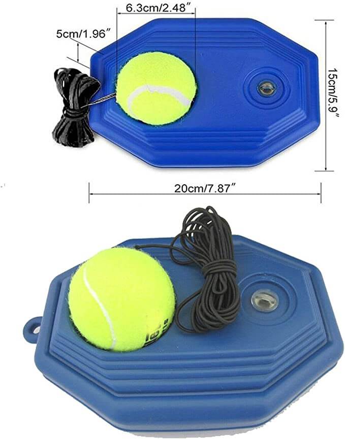 outdoor equipment : Tennis Trainer Terugkaatsbal - Solo Training Draagbaar - Elastisch Touw in van Pantino