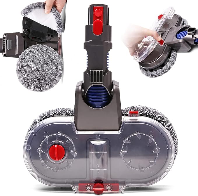 home & garden : Slanke Elektrische Mopkop - Hoeken Reiniging Effectief - Microvezel in van Pantino