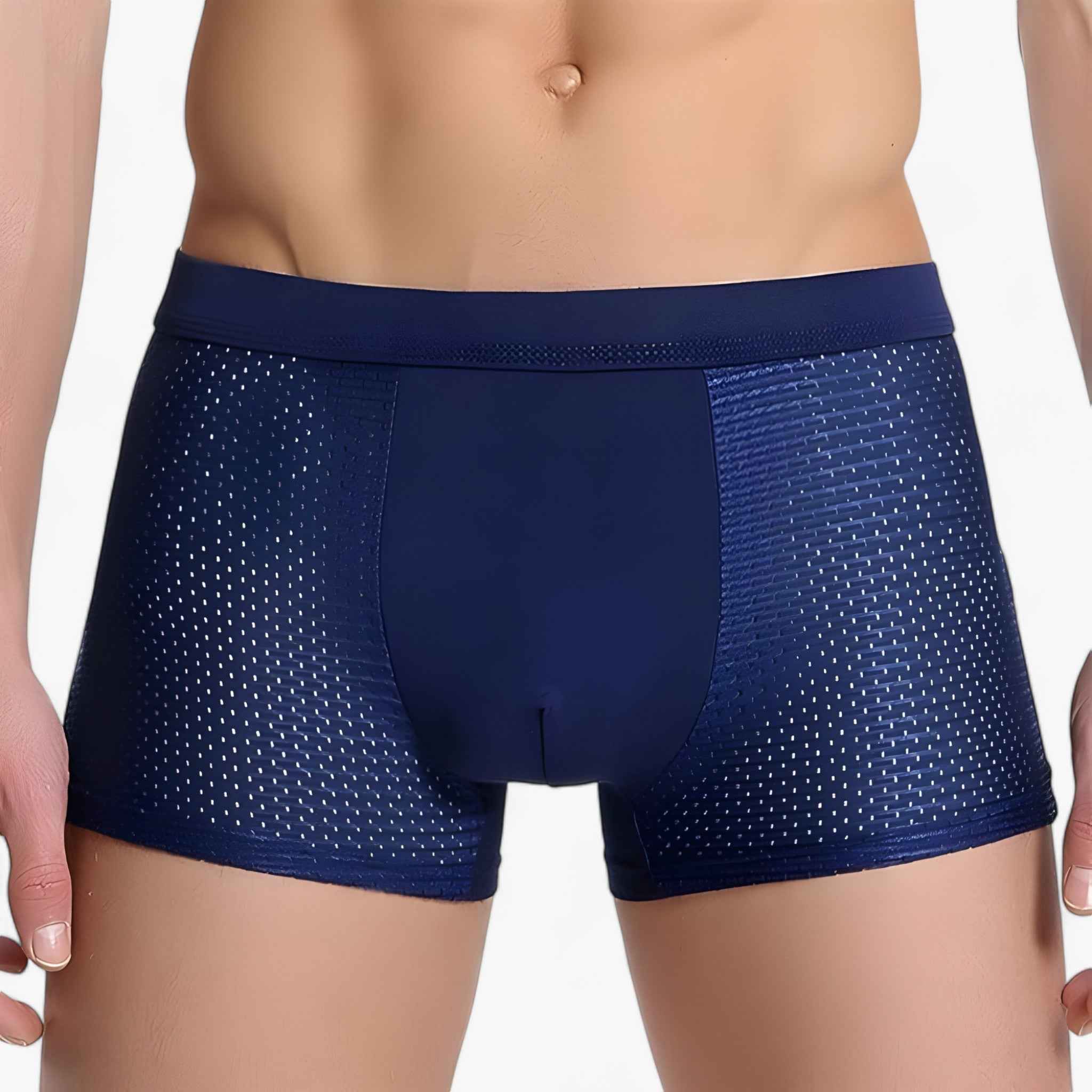 Boxer Heren Bamboe (Verpakking van 10) Zwart/Grijs - Ademend, Hypoallergeen, Comfortabel