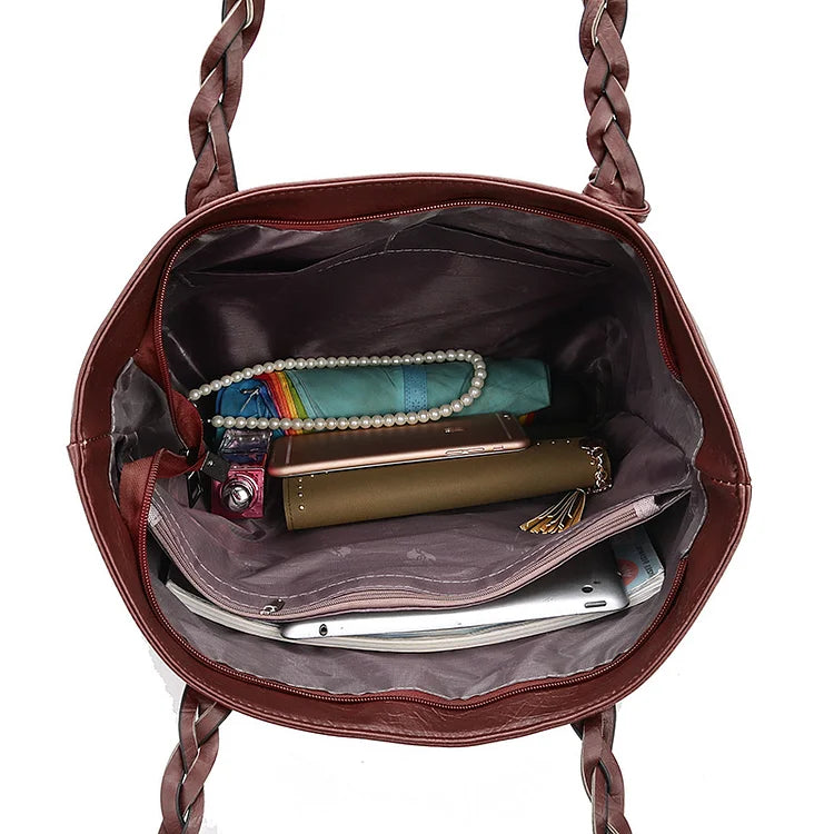 bags : Italiaans Leren Handtas Dames Bruin - Luxe Ambachtelijk Design - Echt Leer in van Pantino