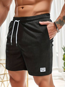 Shorts : Comfortabele Shorts - Ideaal voor Ontspannen Dagen en Actieve Toepassingen in Zwart van Pantino