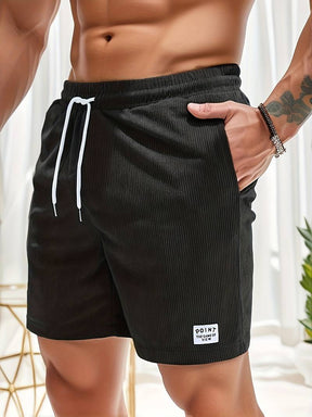 Shorts : Comfortabele Shorts - Ideaal voor Ontspannen Dagen en Actieve Toepassingen in Zwart van Pantino