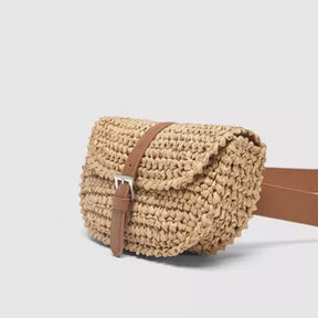 bags : Strandtas Zwart - Strandgras Geweven in van Pantino