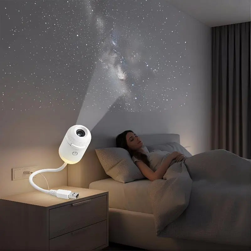 Galaxy Sterrenprojector – 2-in-1 USB Sterrenhemel Lamp