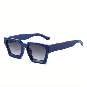 Sunglasses : Zonnebril met Dik Montuur Heren - C1 Zwart in C2 blauw van Pantino