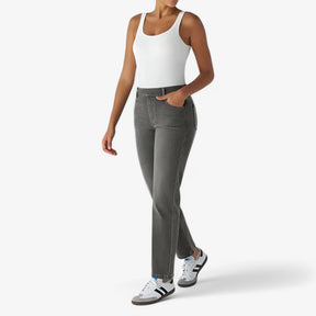 Pants : Broek met Hoge Taille - Rekbaar & Comfortabel in van Pantino