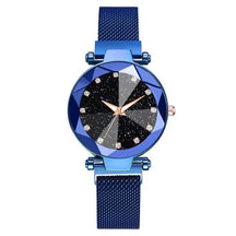 watches : CosmicWatch - Zwart - Horloge in Blauw van Pantino