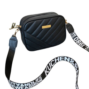 bags : The Tokyo Bag Dames Leer - Zwart in ZWART van Pantino