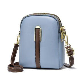 bags : Crossbody Tas Dames Zwart - Mini in Blauw van Pantino