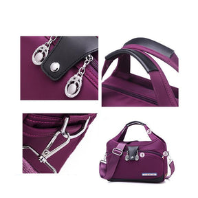 bags : Handtas Dames Grijs - MultiSafe - Waterdichte Nylon in van Pantino