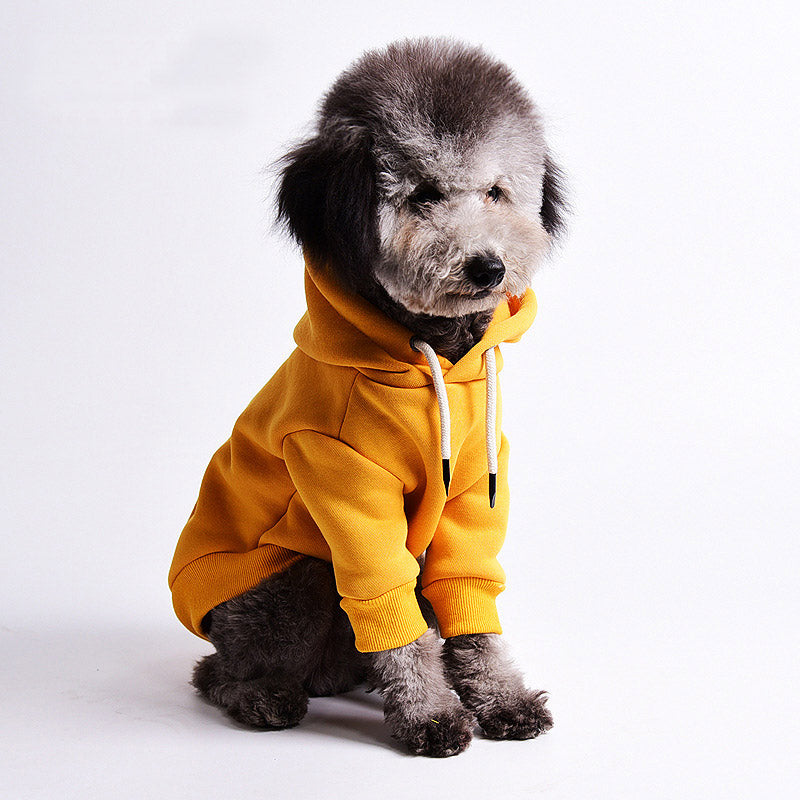 pets : Dunne Fleece Effen Kleur Pullover voor Honden - Rood in van Pantino