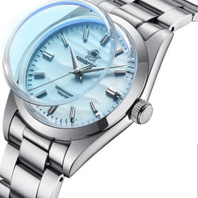 watches : Horloge Heren Wit - Horizon Luxe Herenhorloge - Verfijning Rond Elke Pols in van Pantino