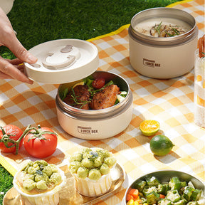 home & garden : Geïsoleerde Lunchbox Meerlaags - Vers Eten Overal Meenemen - RVS in van Pantino