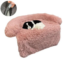 pets : Wasbare Huisdier Sofa Deken Donkerblauw - Pluche Zachte Warmte - Pluche in Roze van Pantino