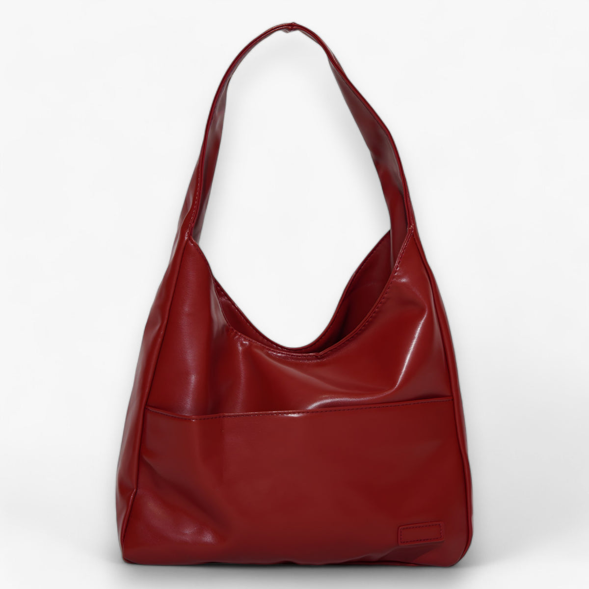 bags : Iedere Dag BB Tas - Versie met Rits - Rood in Rood van Pantino