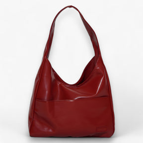 bags : Iedere Dag BB Tas - Versie met Rits - Rood in Rood van Pantino
