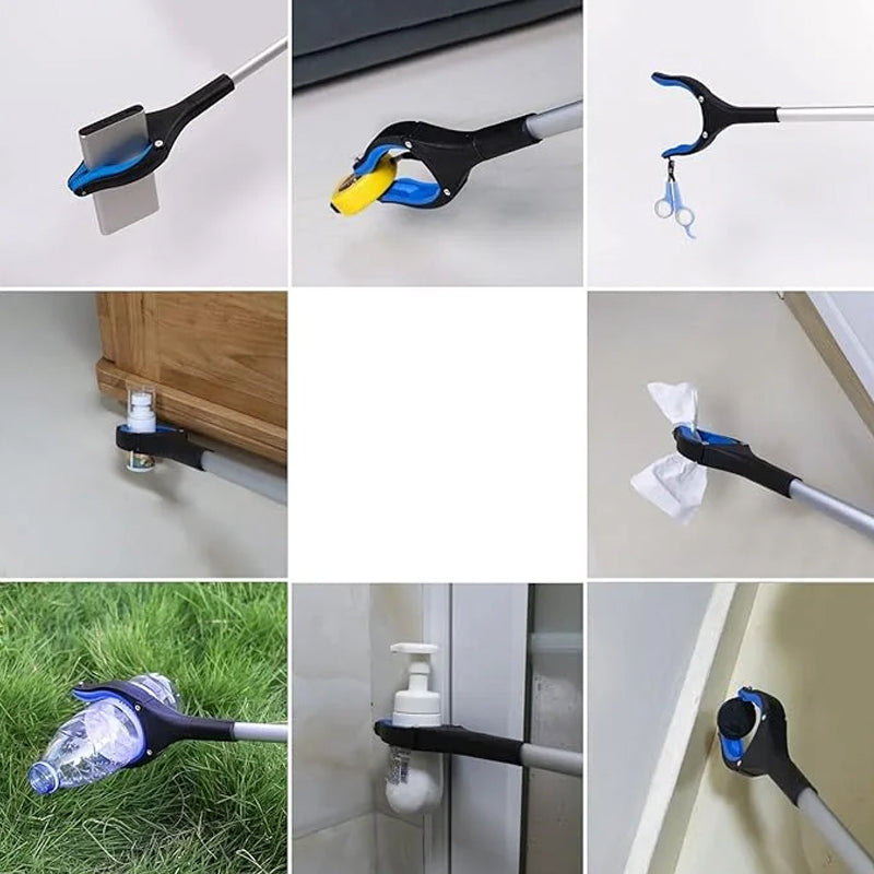 gadgets : 360° Grijptang Mini Grijs - Moeilijk Bereikbare Voorwerpen Pakken - Kunststof in van Pantino