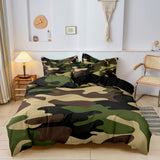 Luxury Layers - Camouflage Print Duvet Cover Bedding Set