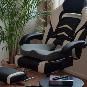 home & garden : ErgoComfort - Ergonomisch Zitkussen - Donkergrijs in van Pantino