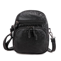 bags : Stijlvolle Retro Kruistas - Bruin in Zwart van Pantino