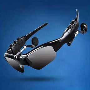 Smart Sunglasses : Smart Bluetooth Zonnebril Zwart - Audio Gesprekken Outdoor - Kunststof in van Pantino