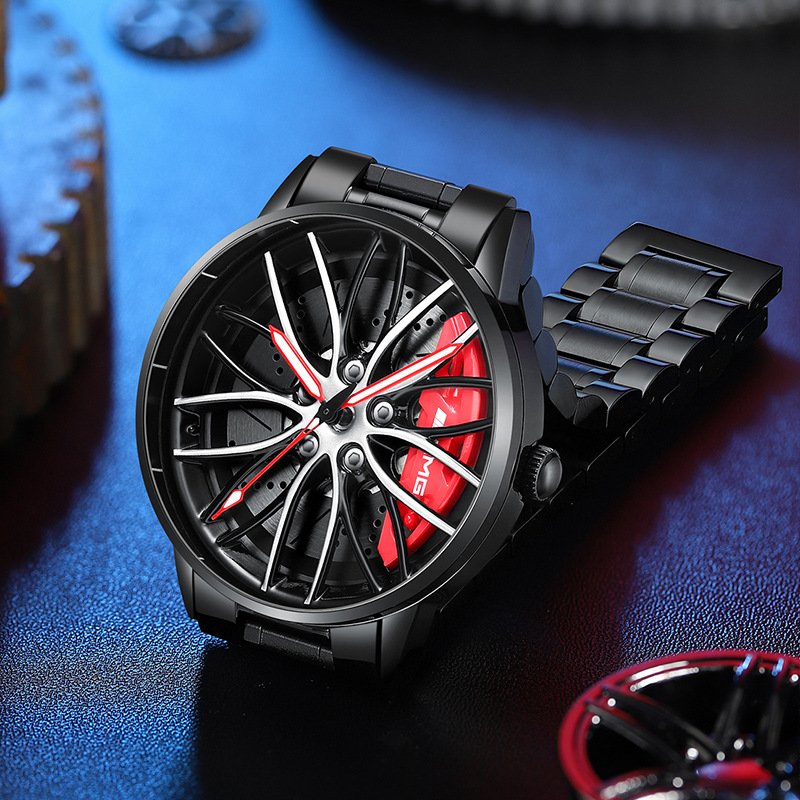 watches : Elegant Racecar Watch - Waar Tijd Wordt Gewaardeerd - Rood in van Pantino