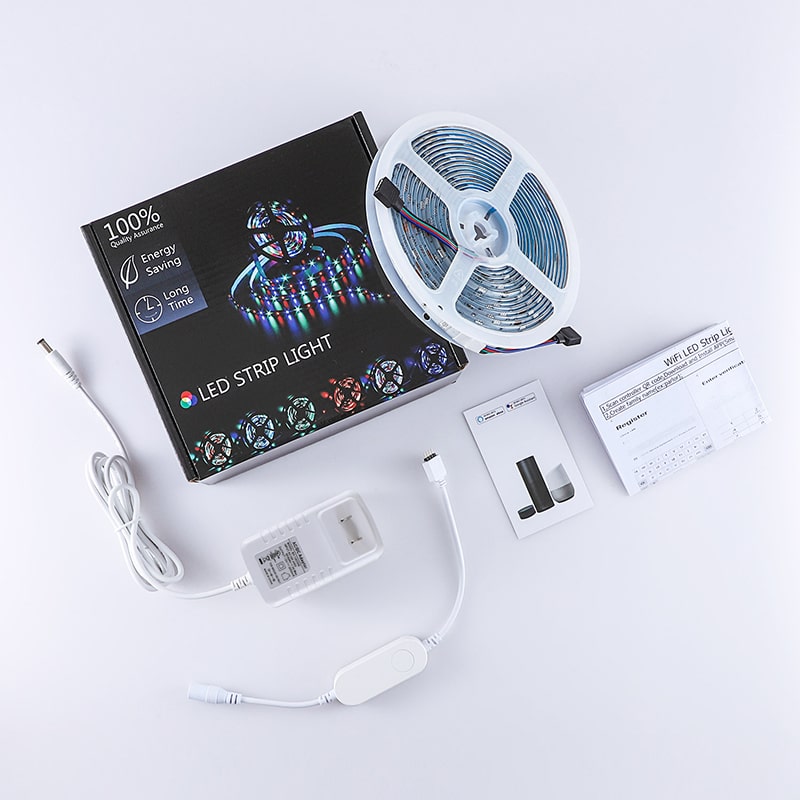 Smart WiFi LED Strip Verlichting – 8 Modi met Muzieksynchronisatie