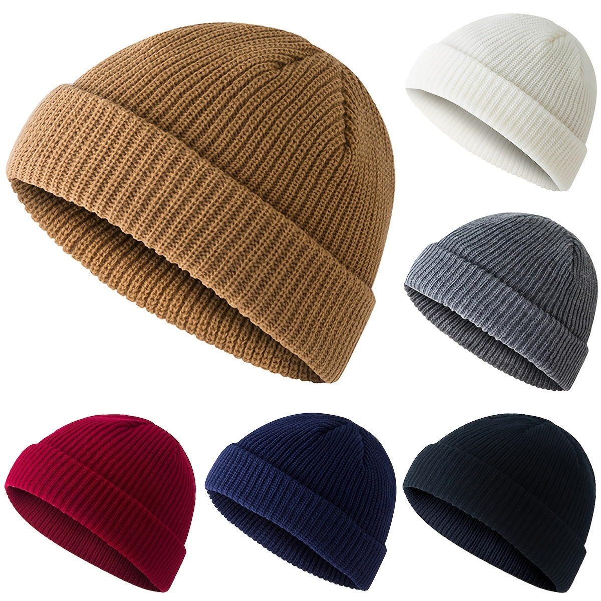 Beanie : Hoed Heren Zwart - Trawler Muts Gebreide Visser Retro Vintage Stijl Ski Skull Cap in van Pantino