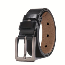 Belt : Riem Heren Zwart - Men 1 Echte Runderleren Elegant in Zwart van Pantino