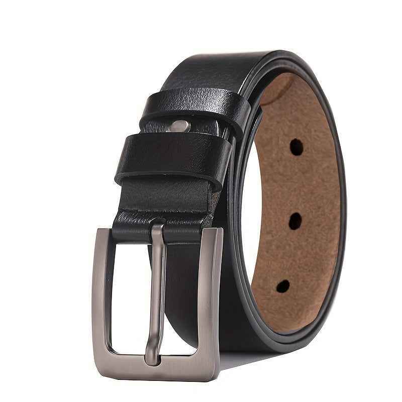 Belt : Bruine lederen band van echt rundleer - Robuust en duurzaam voor mannen en vrouwen in Zwart van Pantino