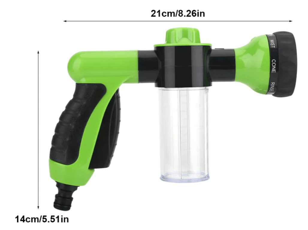 outdoor equipment : Hogedruk Schuimspuit Groen - Tuinslang Sproeier Schoonmaken - Kunststof in van Pantino